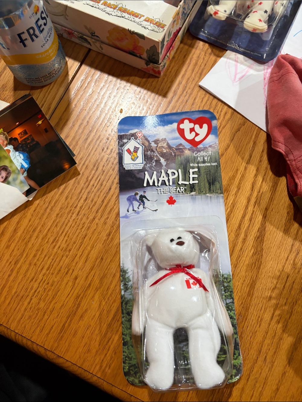 RARE FOUR PACK TY BEARS WITH TAGS
